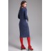 Платье Teffi style 1303 синие тона