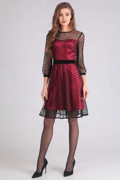 Платье Denissa Fashion 1203-1 красный