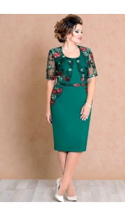 Платье Mira Fashion 4474 зелёный