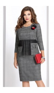 Платье Vittoria Queen 6783 серый
