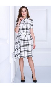 Платье Matini 31050 белый с черным
