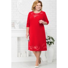 Платье Ninele 7212 красный Платье Ninele 7212 красный