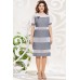 Платье Mira Fashion 4798 серо-синие тона Платье Mira Fashion 4798 серо-синие тона