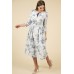 Платье Teffi style 1421 голубые тона