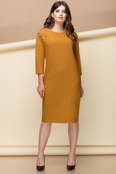 Платье Elady 3379 горчица