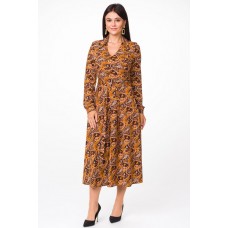 Платье Melissena 1021 рыжий Платье Melissena 1021 рыжий