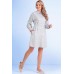 Платье Andrea Fashion AF-111 серо-белый Платье Andrea Fashion AF-111 серо-белый