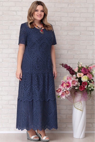 Платье Aira Style 677 синий
