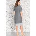 Платье Mira Fashion 4587-2 серый