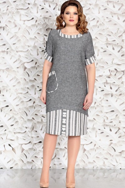 Платье Mira Fashion 4587-2 серый