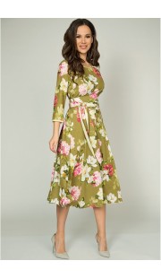 Платье Teffi style 1217 олива