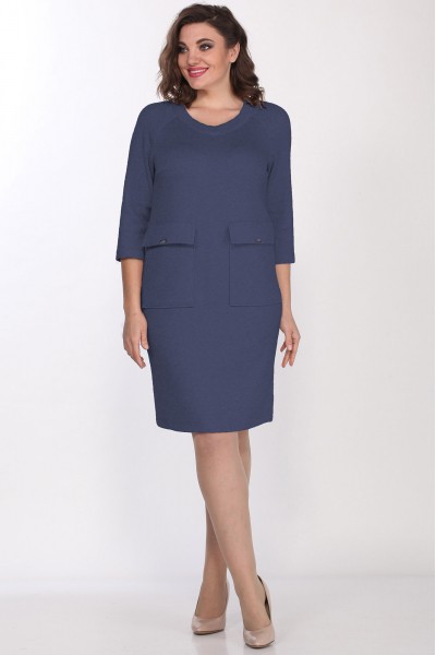 Платье Lady Style Classic 1854/2 синий