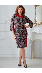 Платье RUMODA 2013 красный с серым