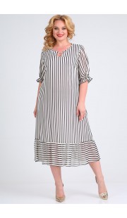 Платье Mamma moda 704 Чёрный и белый