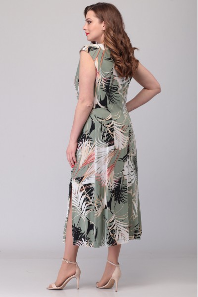 Платье Denissa Fashion 1307 бледно зеленый