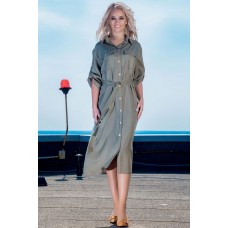 Платье DilanaVIP 1331 хаки Платье DilanaVIP 1331 хаки