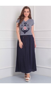 Платье Juliet Style 132 синие тона