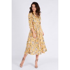 Платье Teffi style 1425/1 желтый Платье Teffi style 1425/1 желтый