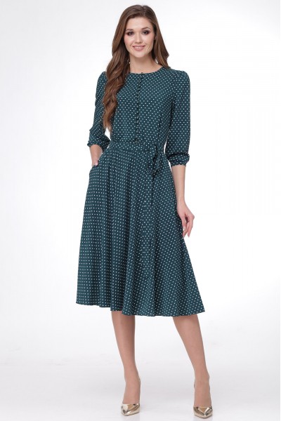 Платье Verita Moda 1154 зеленые тона