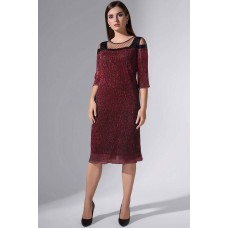Платье Erika Style 732-2 бордо Платье Erika Style 732-2 бордо