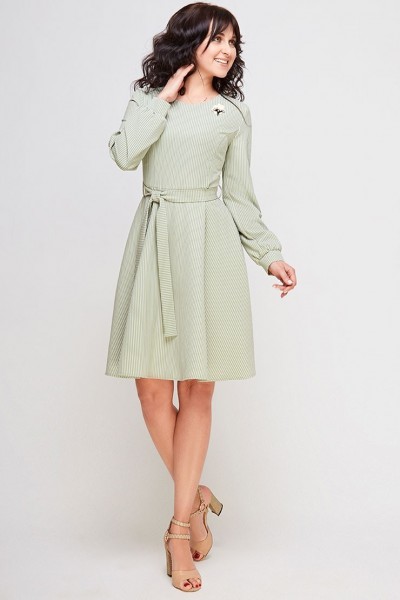 Платье SWALLOW 160 зеленые тона