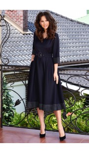 Платье Teffi style 1585 темно-синий