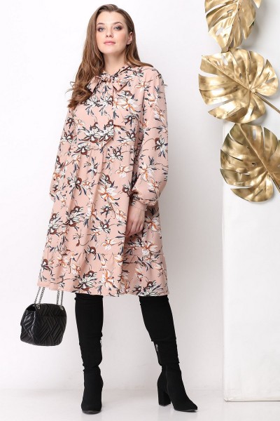 Платье Michel Chic 962 розовые тона