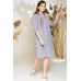 Платье Elady 3175 голубой с белым