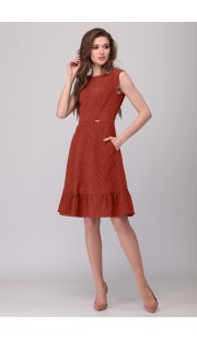 Платье Verita Moda 2070 терракот