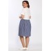 Платье Lady Style Classic 1515/2 молочный с синим