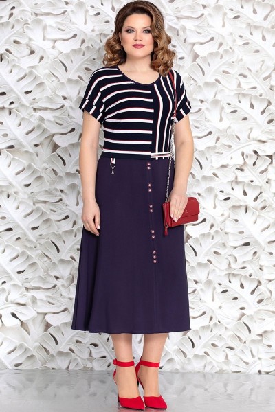 Платье Mira Fashion 4631 тёмно-синий
