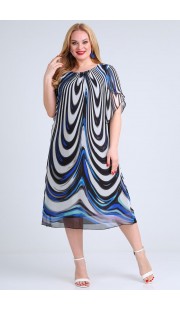 Платье Mamma moda м-706 синие тона