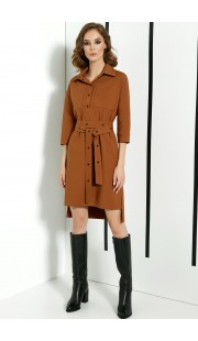 Платье DiLiaFashion 0377 терракот