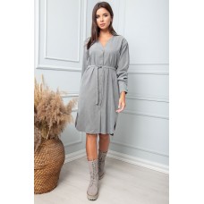 Платье SandyNa 13861 дымчато-серый Платье SandyNa 13861 дымчато-серый