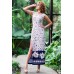 Платье Euromoda 168 белый с синим Платье Euromoda 168 белый с синим