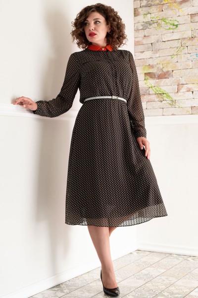 Платье Erika Style 1061 хаки
