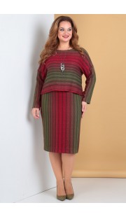 Платье Moda-Versal 2100 бордовые тона