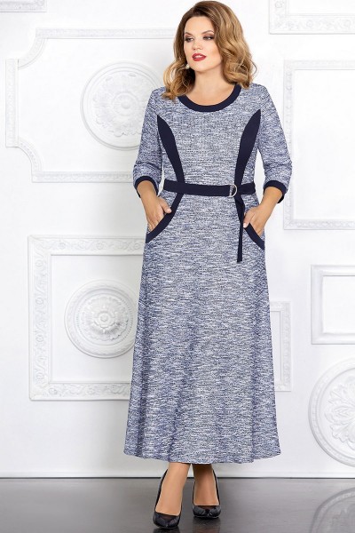 Платье Mira Fashion 4714 синий