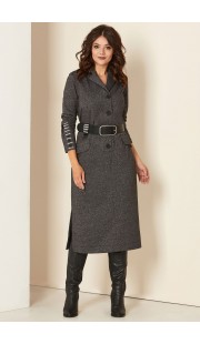 Платье Andrea Style 00287 серый