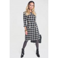 Платье Elletto 1731 черный с белым Платье Elletto 1731 черный с белым