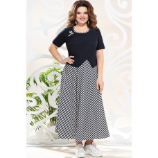 Платье Mira Fashion 4808 тёмно-синий