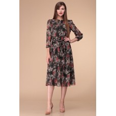 Платье Verita Moda 1254 красно-черный