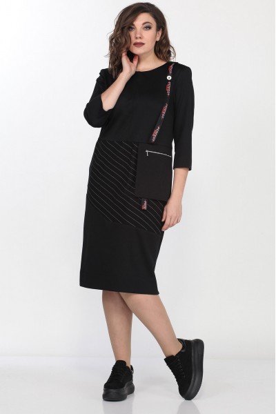 Платье Lady Style Classic 2107 черный