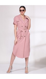 Платье Viola Style 0963 розовые тона