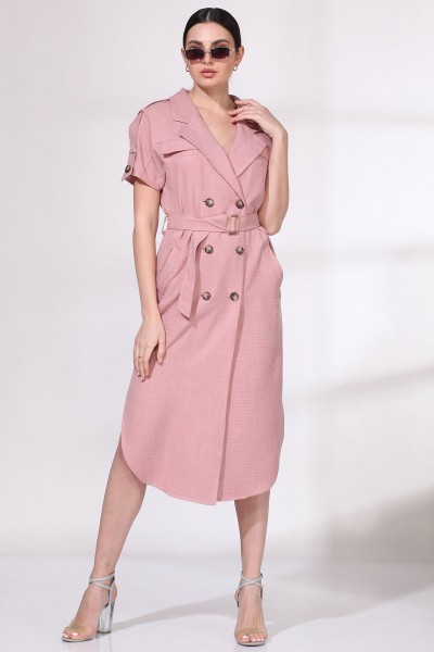 Платье Viola Style 0963 розовые тона
