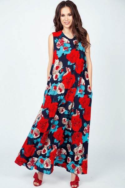 Платье Teffi style 1390 красный