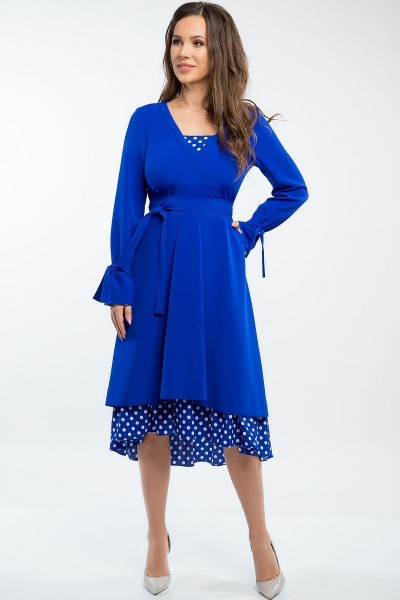 Платье Teffi style 1382 васильковый