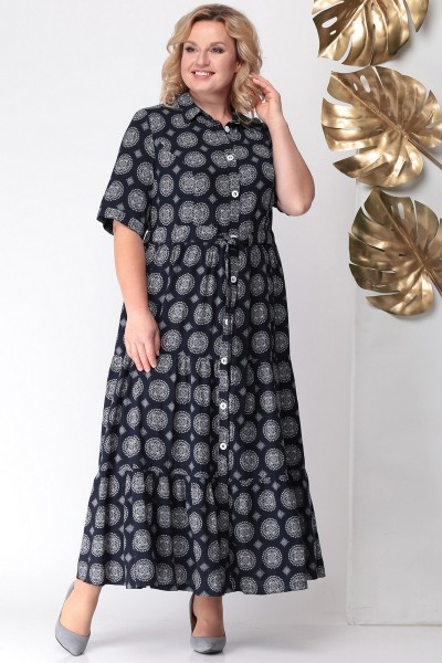 Платье Michel Chic 929 синие тона