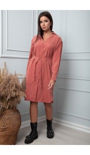 Платье SandyNa 13861 коралловый