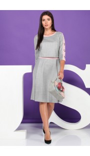 Платье Juliet Style D75 серый